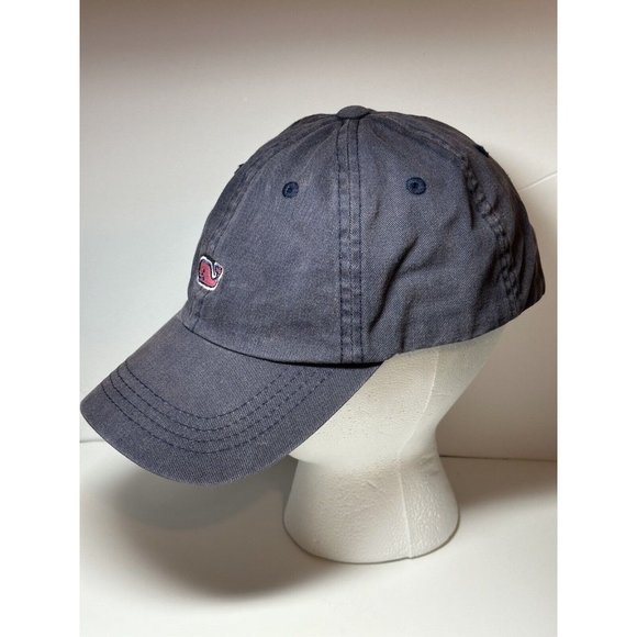 Vineyard Vines Other - Vineyard Vines Pink Whale Logo Adjustable Strap Back Navy Blue Baseball Cap